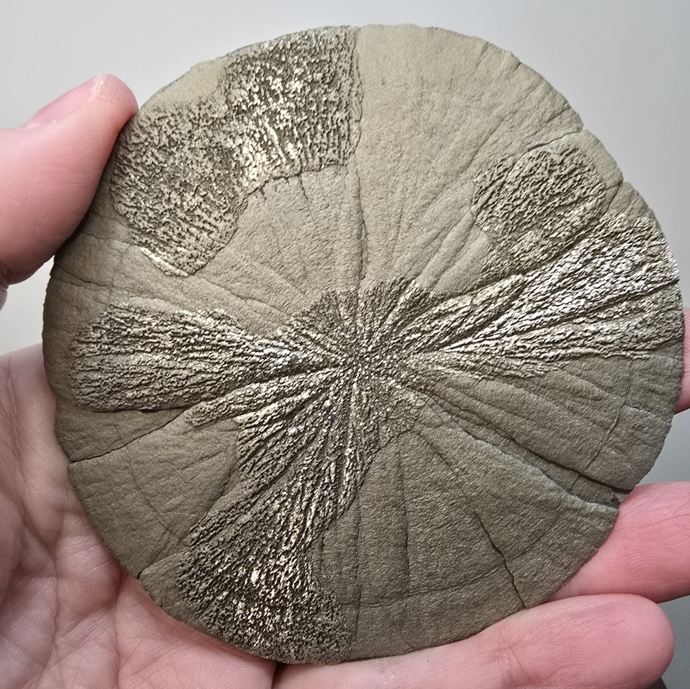 Pyrite Sun Crystal 3.8 inches - Picture 4 of 11